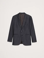 Signature Italian Wool Flannel Suit Jacket