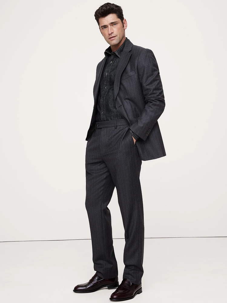 Signature Italian Wool Flannel Suit Pant