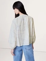 Cotton-Silk Blouse