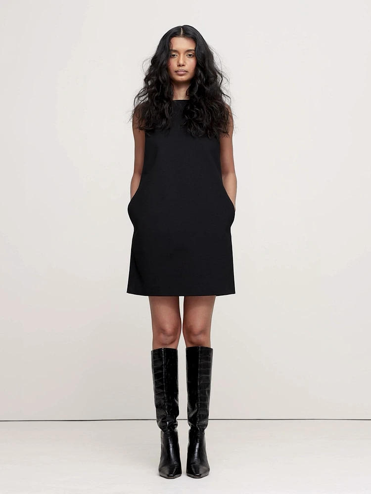 Everywhere Ponte Cut-Out Shift Dress