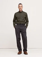 Cotton-Linen Utility Shirt