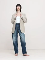 High-Rise Rigid Bow Jean