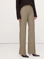 High-Rise Modern Straight Pant