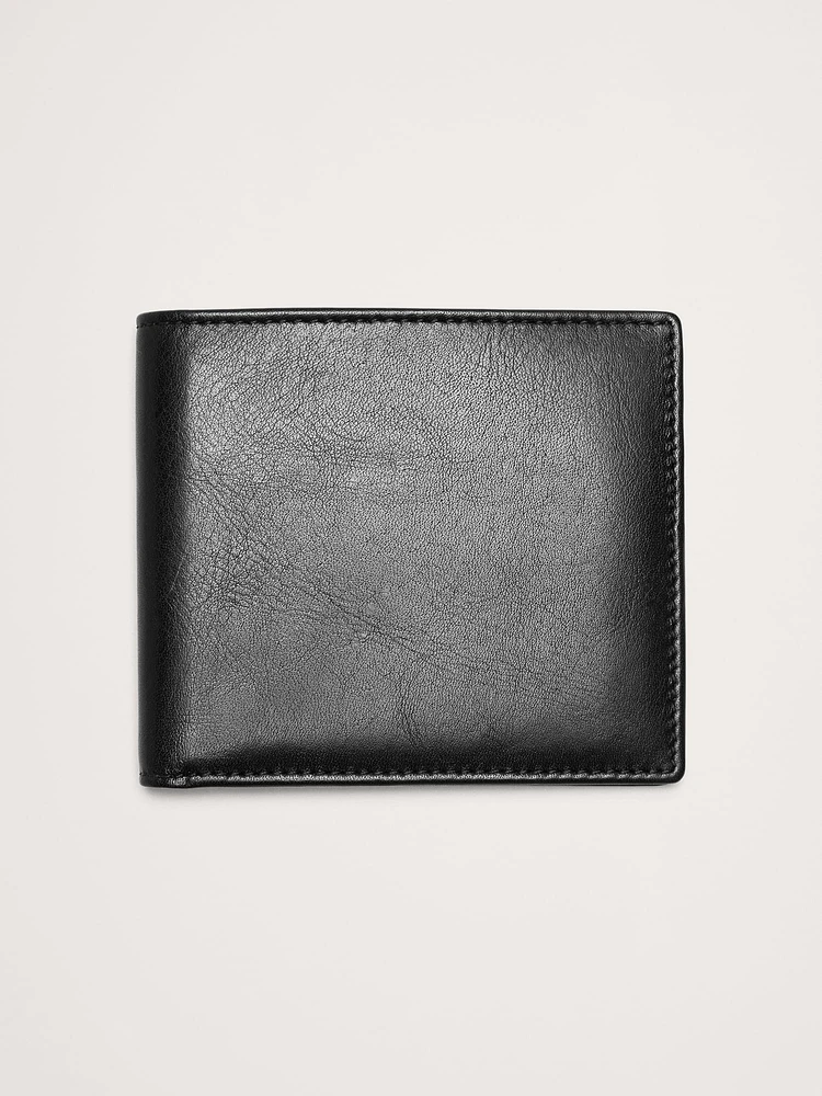 Leather Bi-Fold Wallet