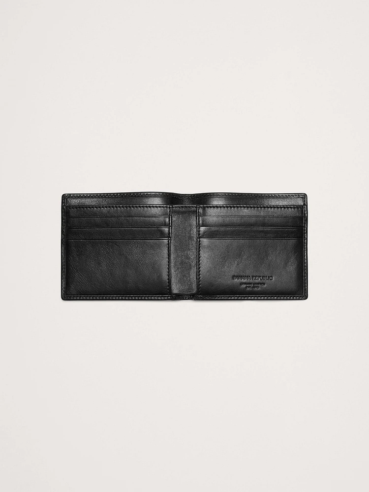 Leather Bi-Fold Wallet