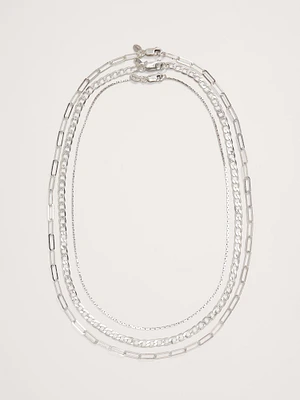Ravena Delicate Chains Set Of 3 by Aureus + Argent