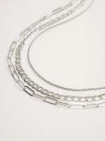 Ravena Delicate Chains Set Of 3 Aureus + Argent