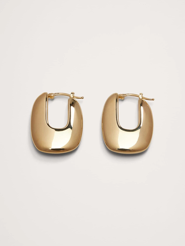 Ravena U-Profile Earrings by Aureus + Argent