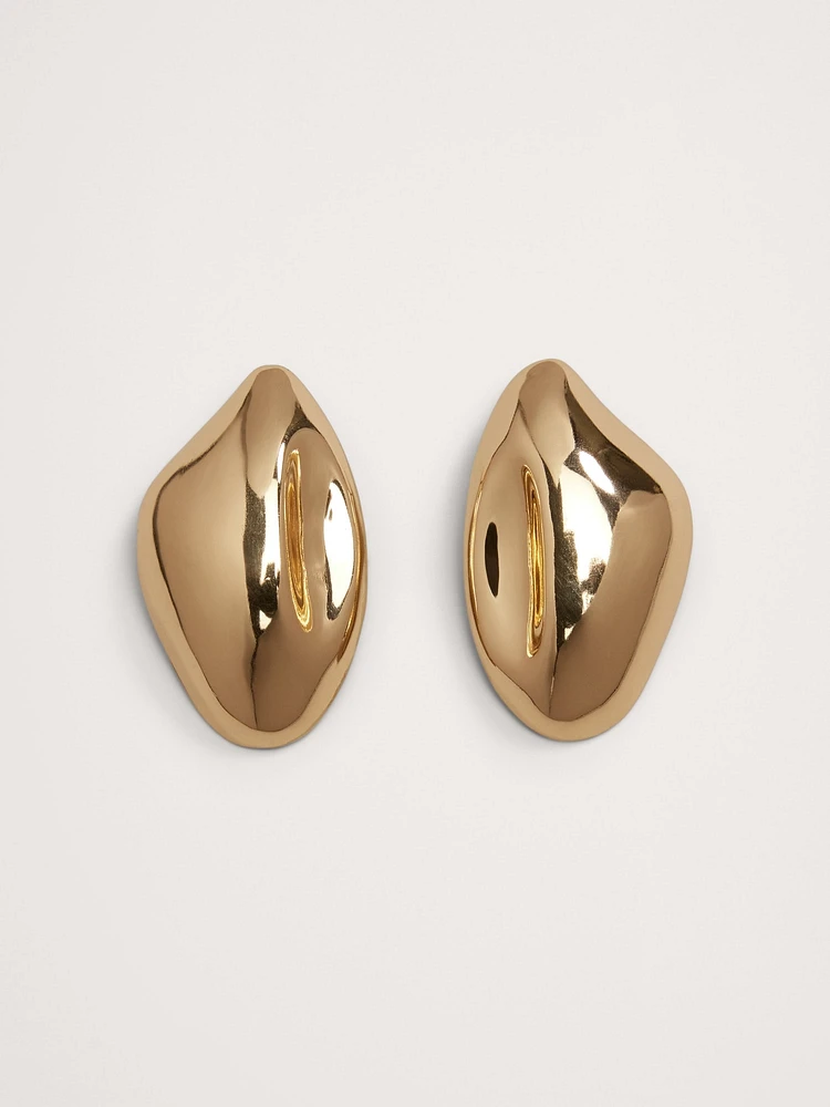 Sculptural Forms Earrings Aureus + Argent