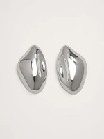 Sculptural Forms Earrings Aureus + Argent