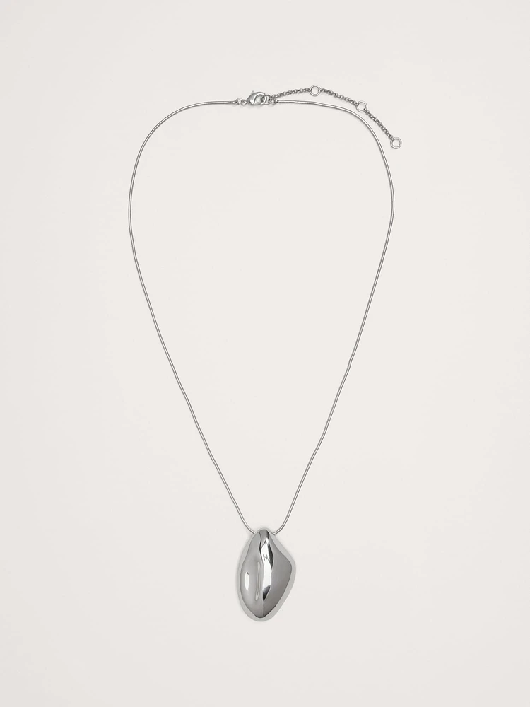 Sculptural Forms Pendant Necklace Aureus + Argent