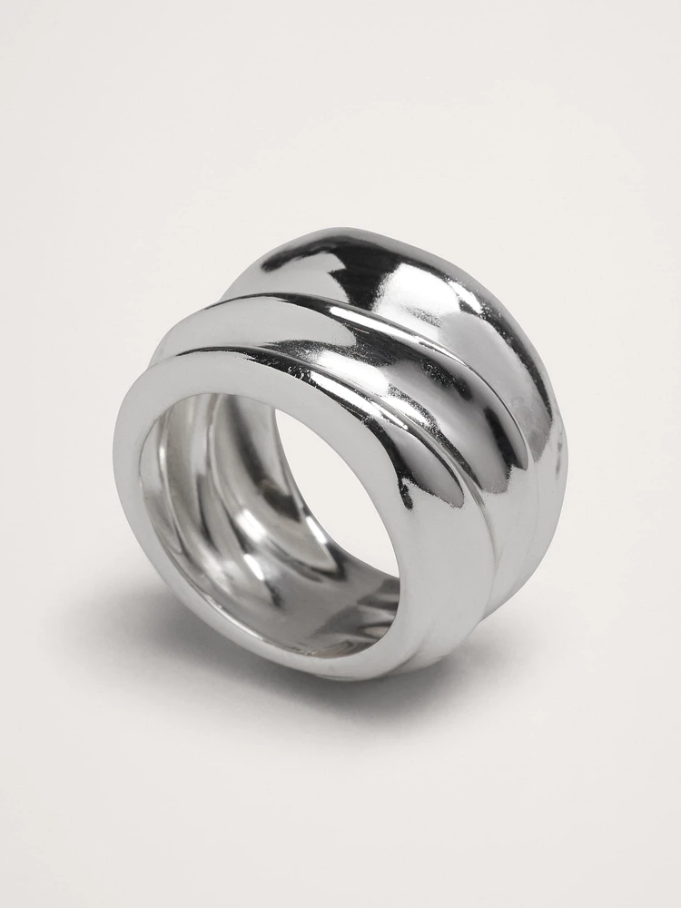 Sculptural Forms Ring by Aureus + Argent