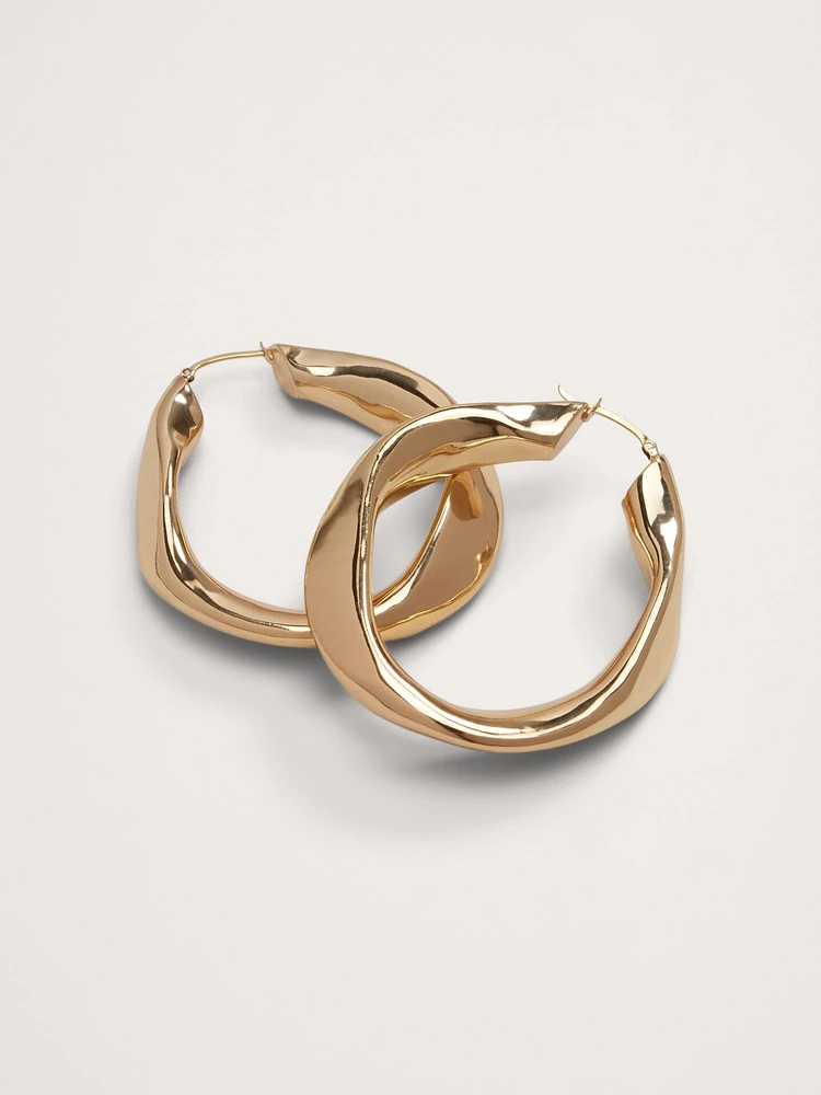 Clio Hoop Earrings by Aureus + Argent