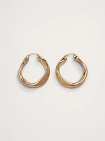 Clio Hoop Earrings Aureus + Argent