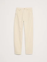 High-Rise Bow Corduroy Pant