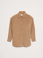 Double-Faced Wool-Blend Shirt Jacket