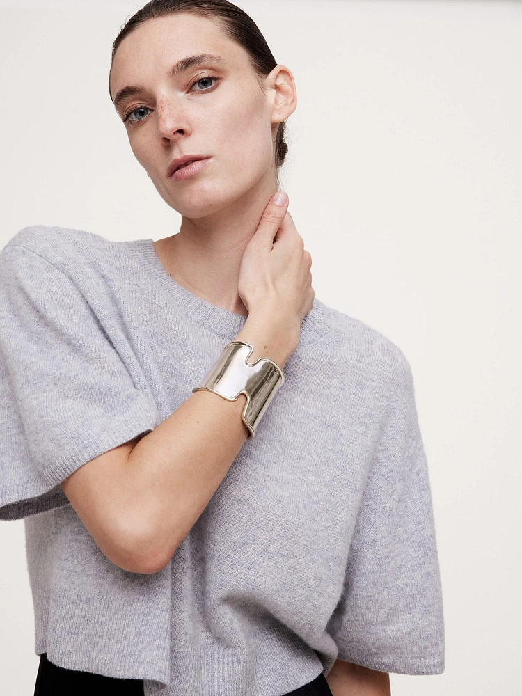 Sculptural Forms Cuff by Aureus + Argent