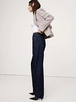 Mid-Rise Rigid Straight Jean