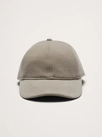 Melton Wool-Blend Baseball Cap by Crown Cap