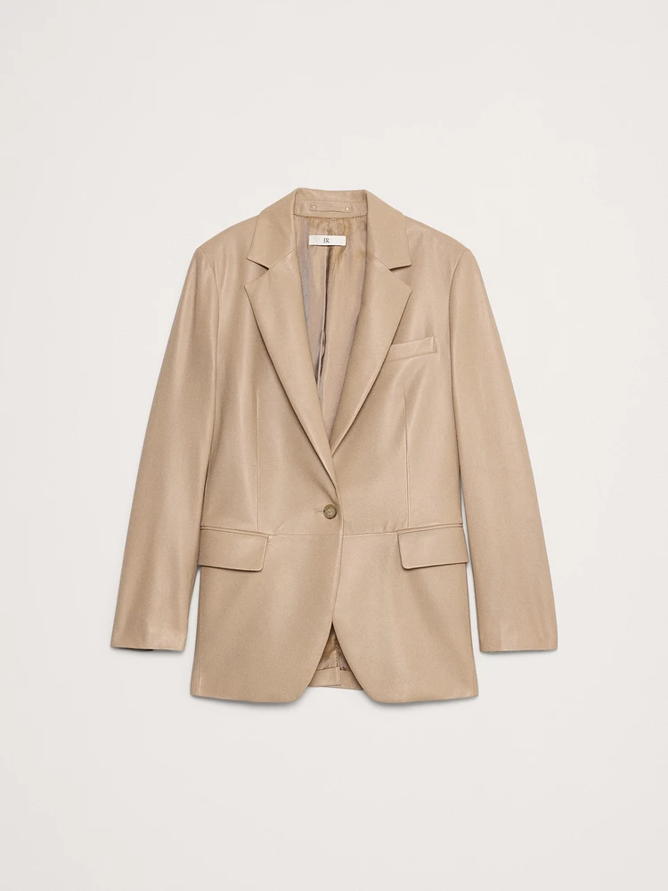 Boyfriend Leather Blazer