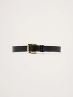 Ring Statement Leather Belt