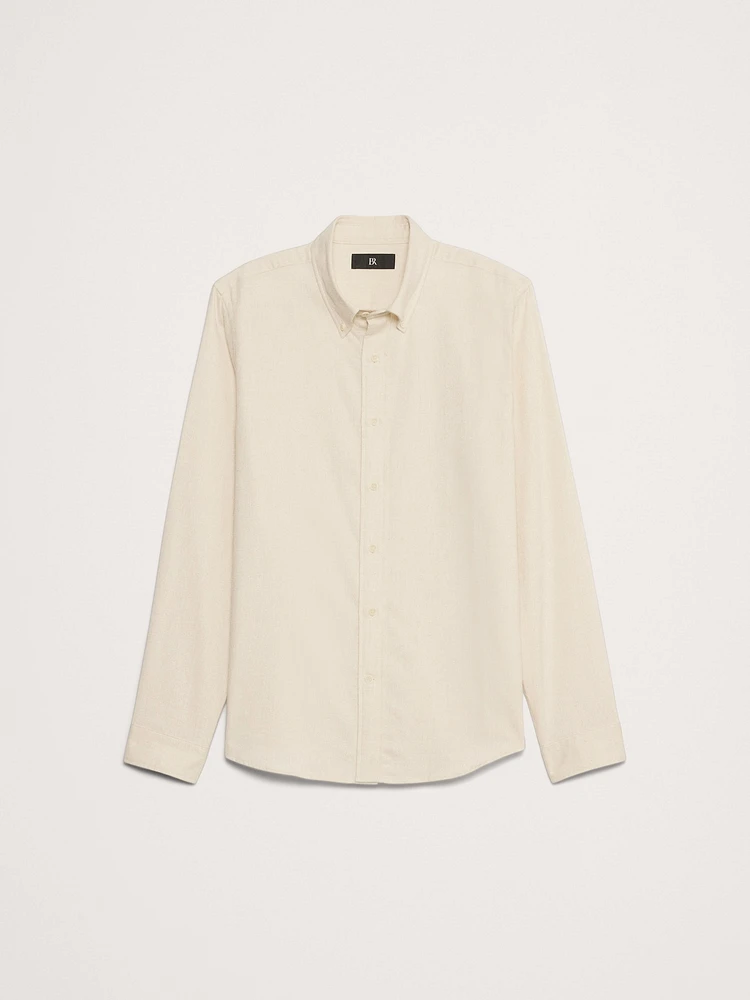 Standard-Fit Cotton Flannel Shirt