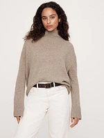 Oversized Cashmere Turtleneck Sweater