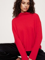 Oversized Midweight Cashmere Turtleneck Sweater