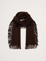 Fringed Wool Scarf