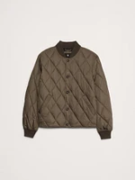 Quilted Bomber Jacket