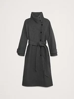 Italian Melton Trench Coat