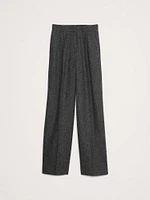 Relaxed Wide-Leg Italian Twill Pant