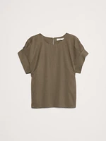 Tencel™-Cotton Twill Top