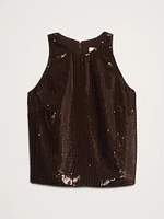 Stretch-Sequin Tank