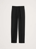 Barathea Italian Wool Tapered Tuxedo Pant