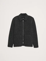 Wool-Blend Sherpa Chore Coat