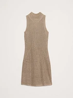 Shimmer Sweater Mini Dress