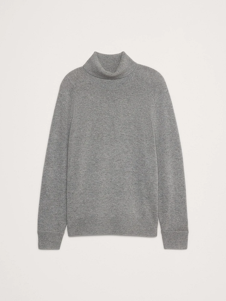Merino-Cashmere Turtleneck Sweater