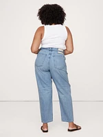 High-Rise Rigid Bow Jean