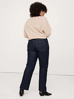 Low-Rise Rigid Straight Jean