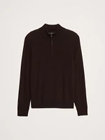 Italian Merino Half-Zip Sweater