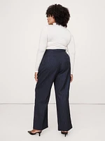 Wide-Leg Italian Wool Pant