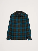 Heavyweight Flannel Wool-Blend Overshirt