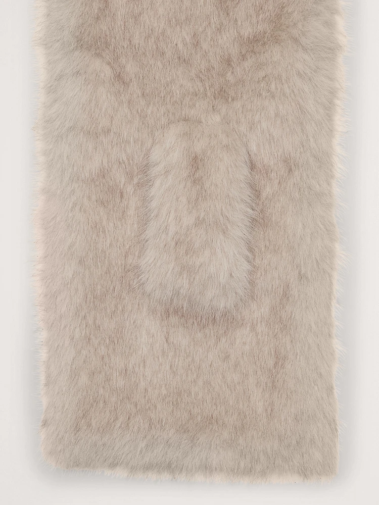 Faux Fur Pull-Through Scarf