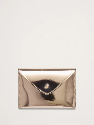 Leather Mini Envelope Pouch