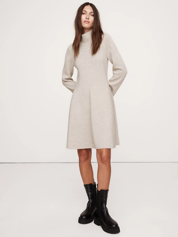 Merino Mini Sweater Dress