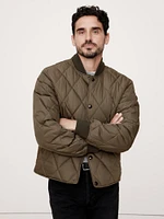 Quilted Bomber Jacket