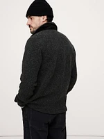 Wool-Blend Sherpa Chore Coat