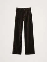 The Icon Classic Wide-Leg Velvet Pant