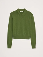 Cotton-Silk Sweater Polo